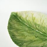 Large slip dish / cup, Leaf model, Signed, 1970