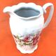 1900s Large model jug White porcelain with floral decoration