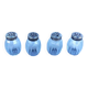 Vintage Cardeilhac/Christofle Crystal Salt & Pepper Cellars: 950 Silver Lid