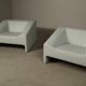 Pair of Malmö leather armchairs by Patricia Urquiola for Moroso, 2002