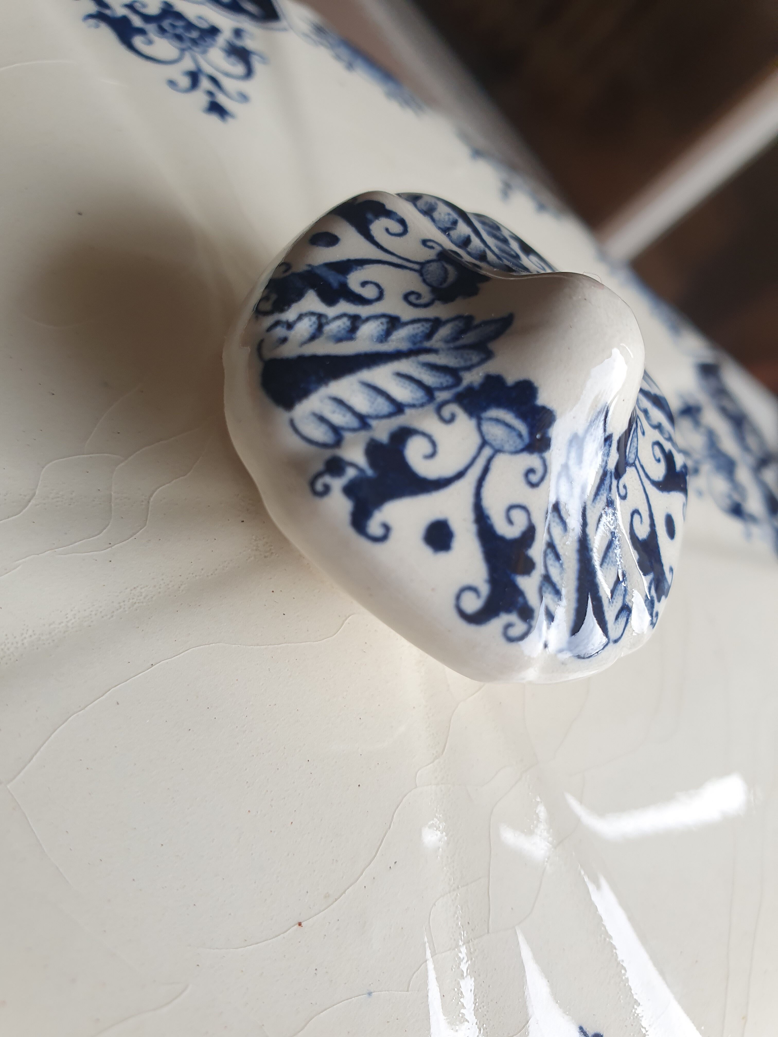 Iron Earth tureen earthenware from Gien model Ibis