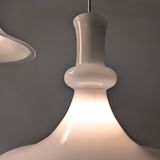 Paire de suspensions en opaline de Michael Bang pour Royal Copenhagen, années 1970