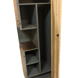 Old metal cabinet 4 shelves and hospital cloakroom