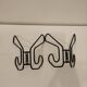 Set of 2 coat hooks from the 1990s by Ettore Sotsass for Ikea.