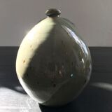 Hand has coarse salt in sandstone