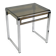Table basse plexiglas et chrome - design 1970