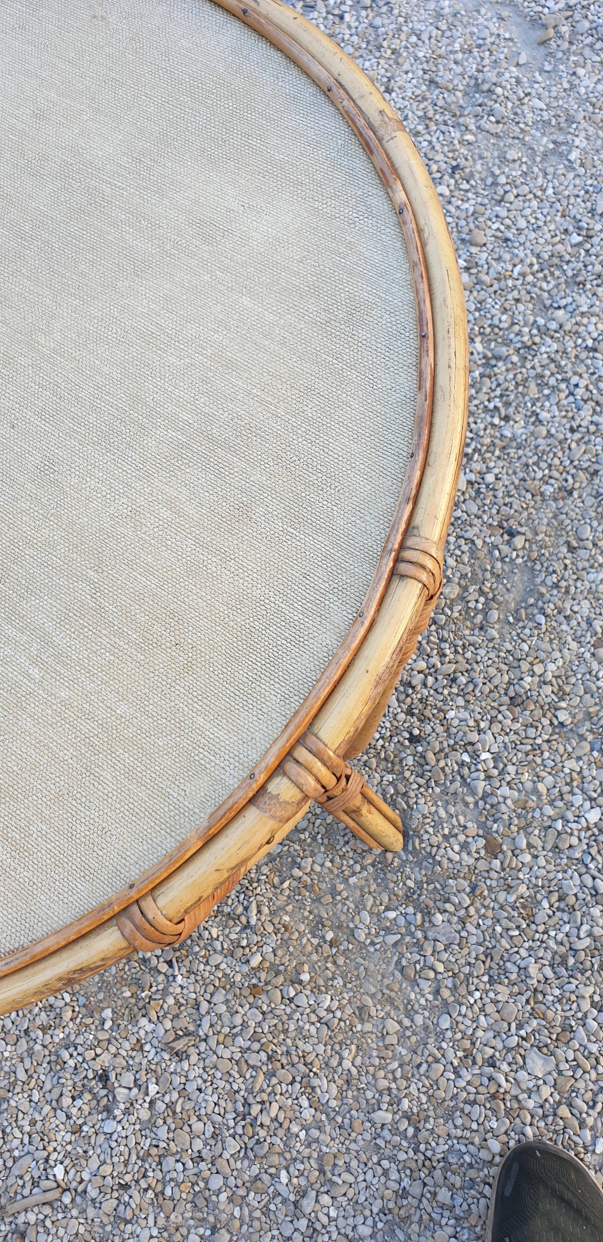 Rattan coffee table 1960