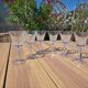 6 water and wine glasses in Sèvres crystal, Niagara model.