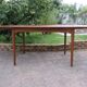 Teak extension table with rounded edges Denmark 1960