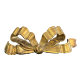 Decorative knot in wood and gilded stucco nineteenth