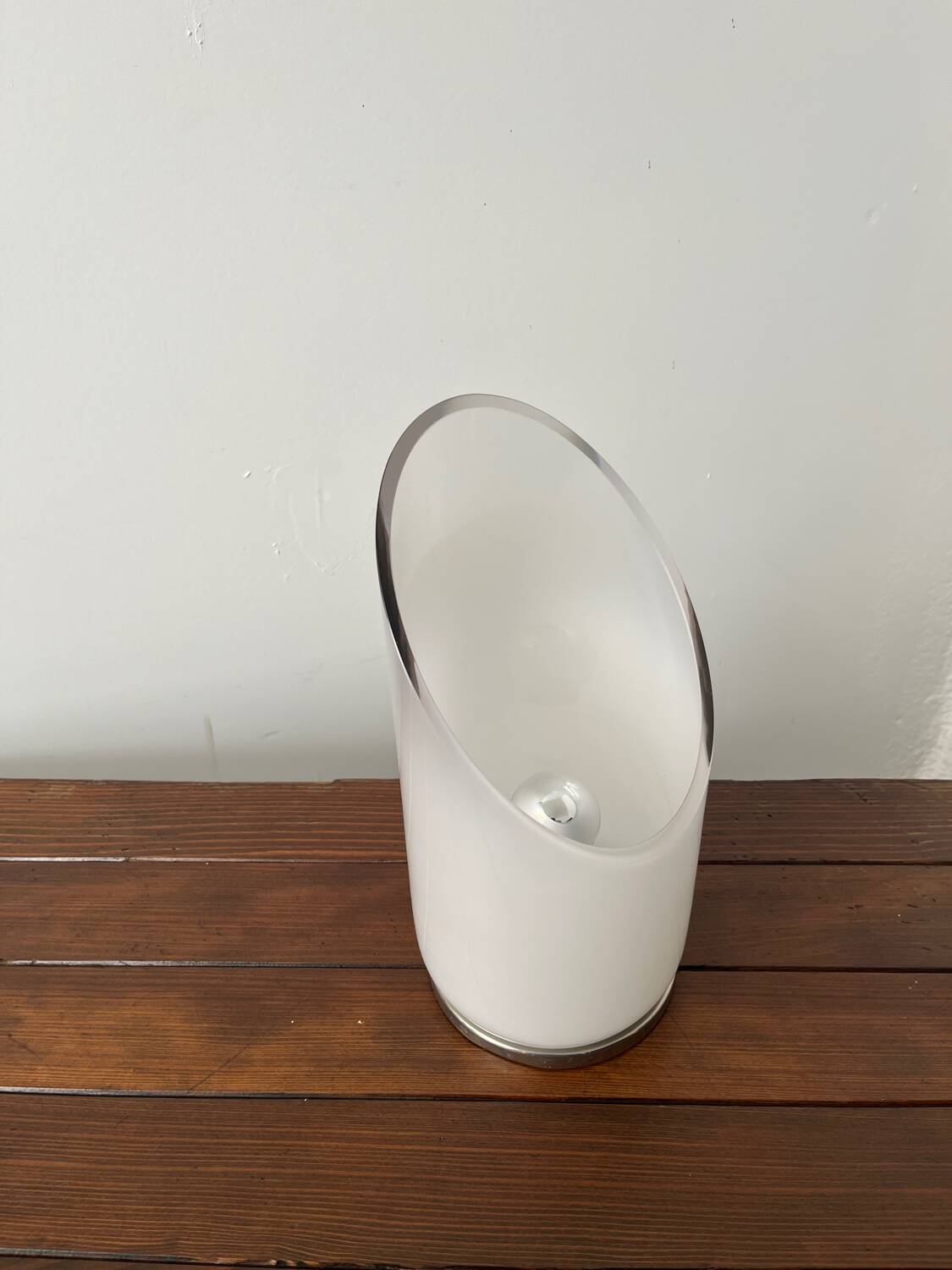 Leucos desk lamp in Murano glass, Italy, 1970.