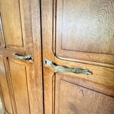 Parisian cabinet in removable raw wood