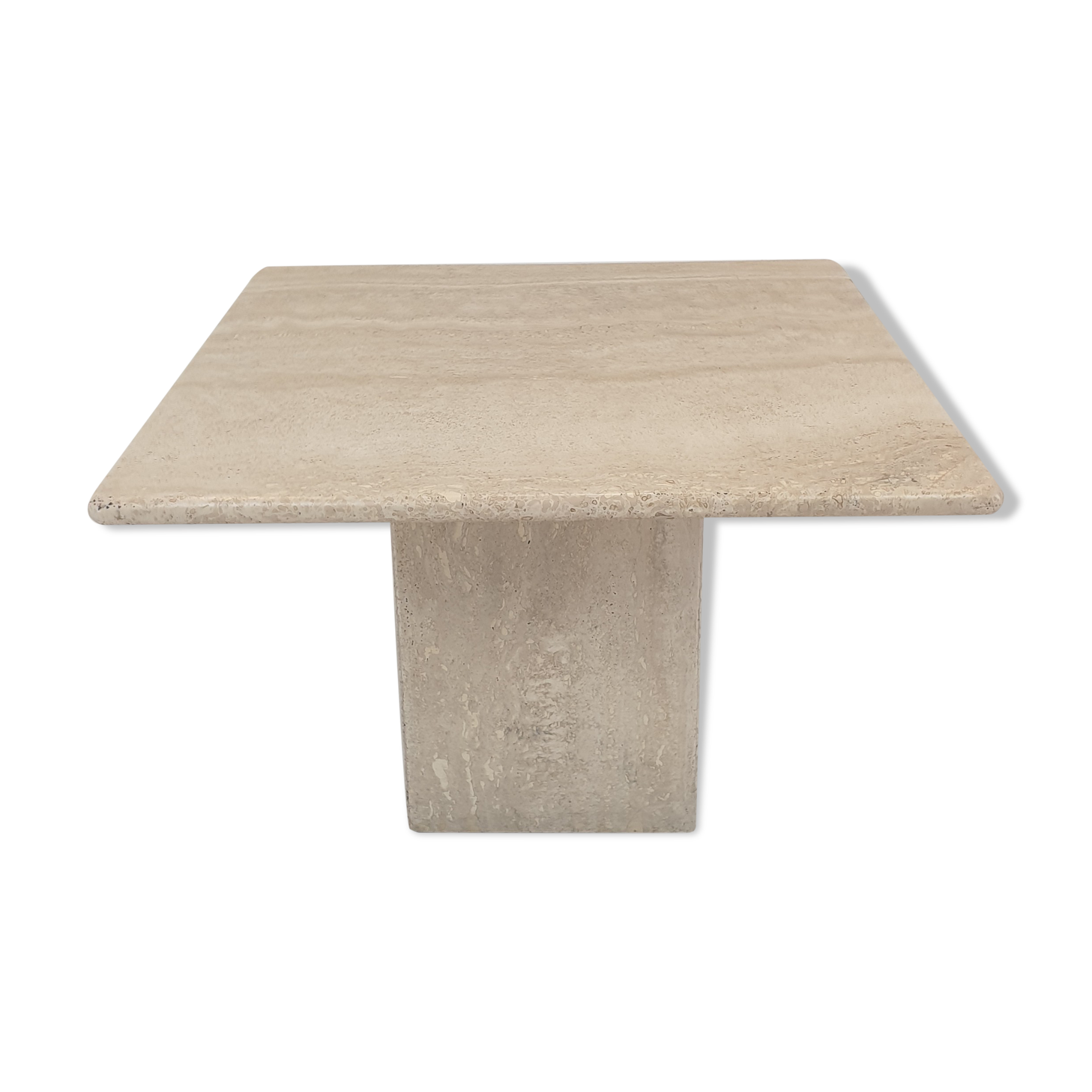 Italian Travertine Coffee Table, 1980's