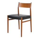 High-quality “418” chair by Arne Vodder for Sibast / teak / genuine leather / Mid-Century Danish Modern design / 1960s