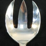 Art deco salad serving fork Christofle model Boreal by Luc Lanel