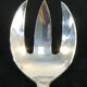 Art deco salad serving fork Christofle model Boreal by Luc Lanel