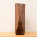 Solid wooden vase, France, 1960's