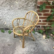 Fauteuil enfant en rotin