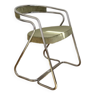 Corduroy tubular chair