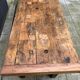 Old beech wood carpenter's workbench – over 100 years old – rustic style