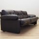 Ensemble de salon en cuir, design italien, années 1960, fabricant : B&B Italia, d