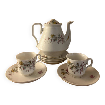 Vintage-Flowered tea/coffee service-To be completed