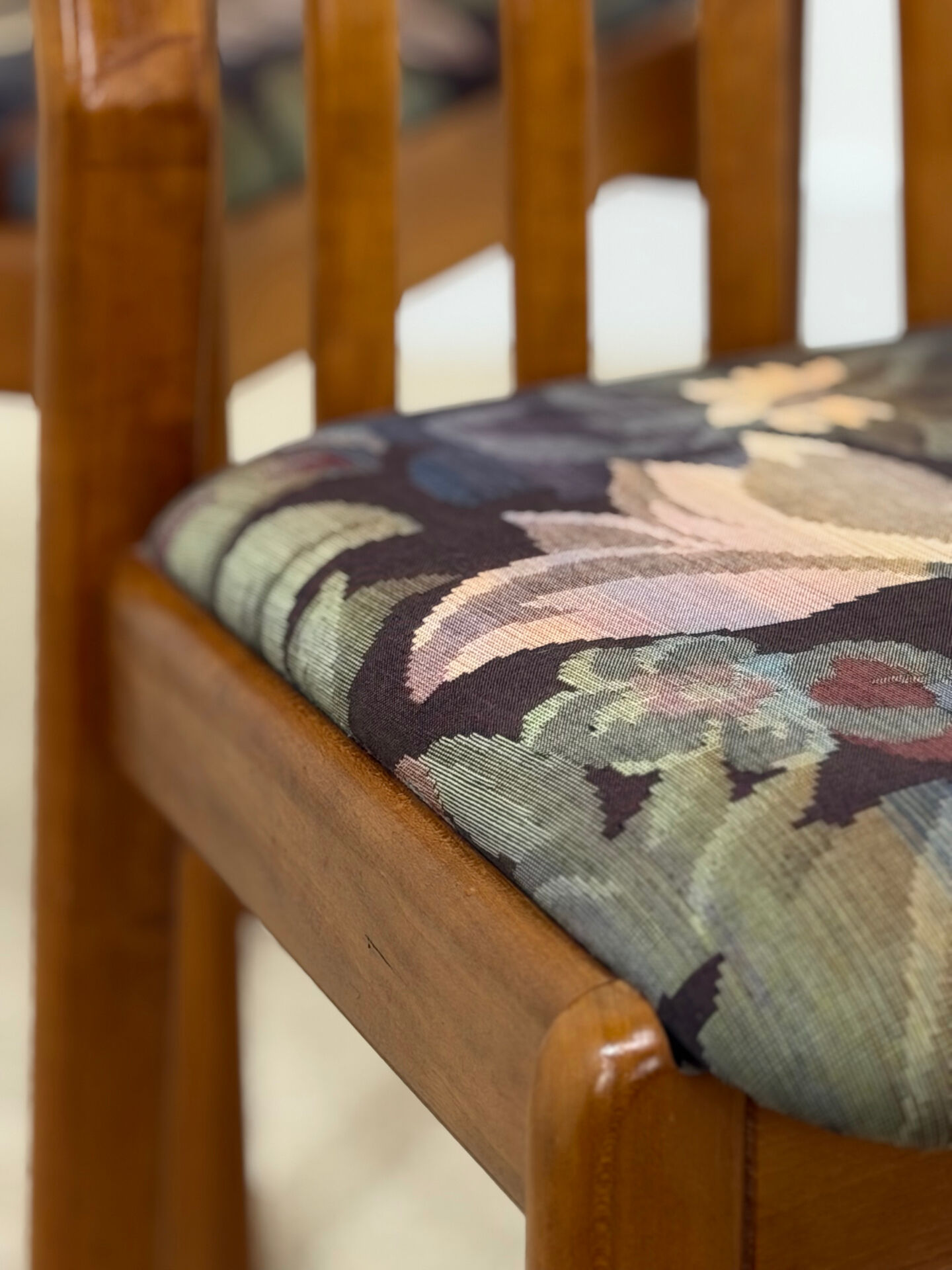 Ensemble 2 fauteuils et 3 chaises Dyrlund - design danois années 70