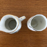 Lot de 4 cruches à lait en porcelaine Vintage