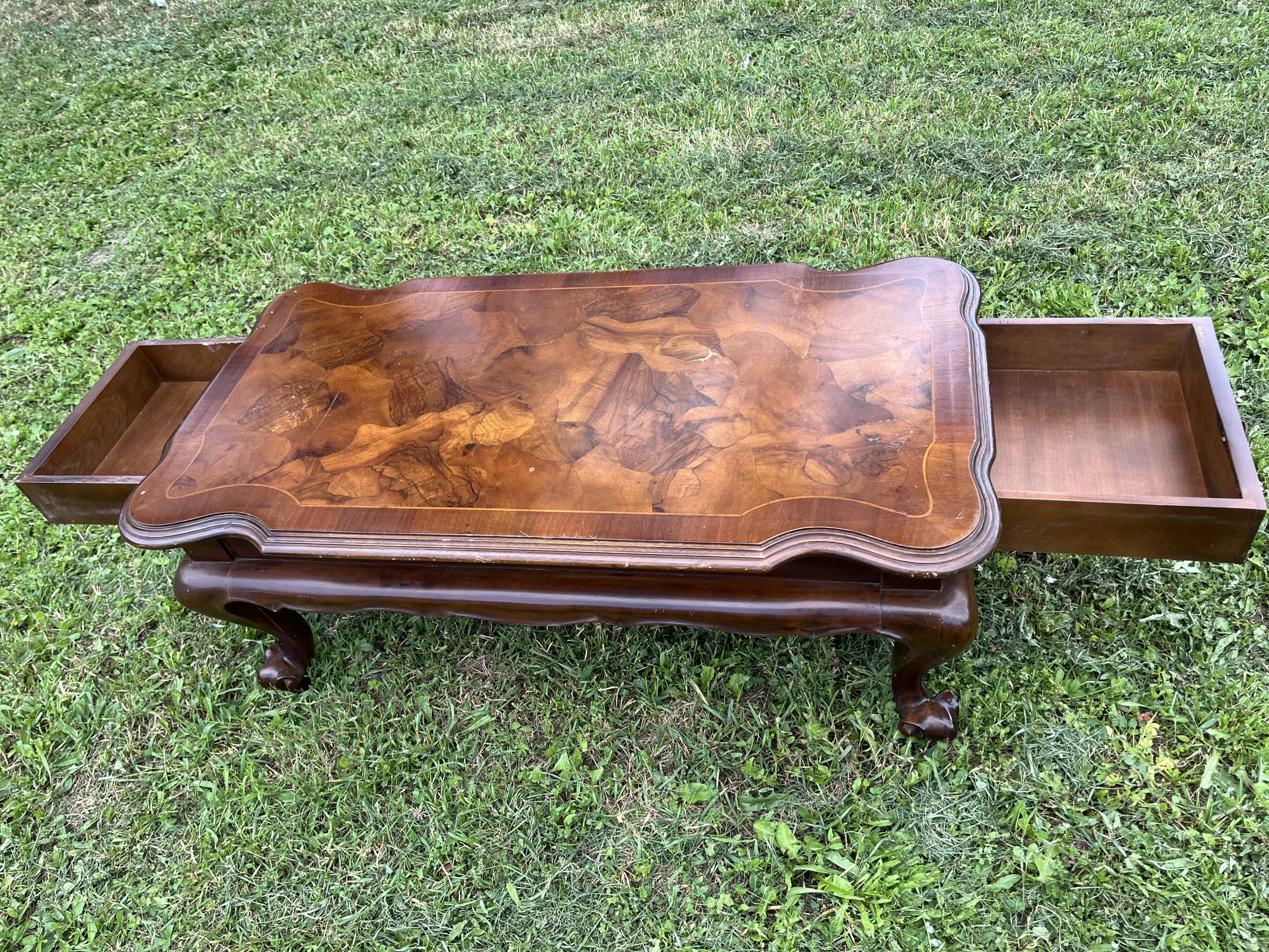 Louis XV wooden coffee table