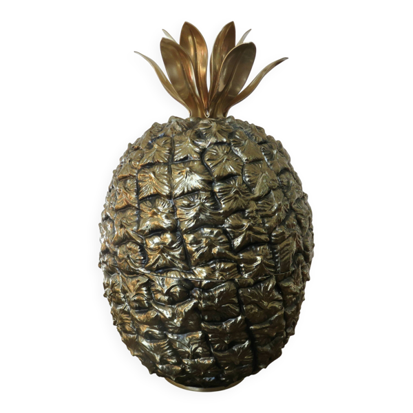 Ananas Michel Dartois, 1970, seau à glace, à glaçons, état exceptionnel