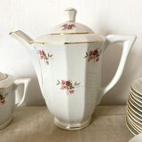 Antique tea set in Chauvigny porcelain