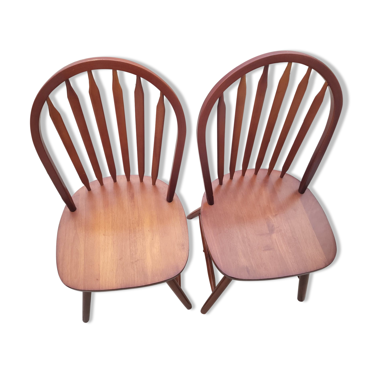 Set of 2 vintage Scandinavian chairs