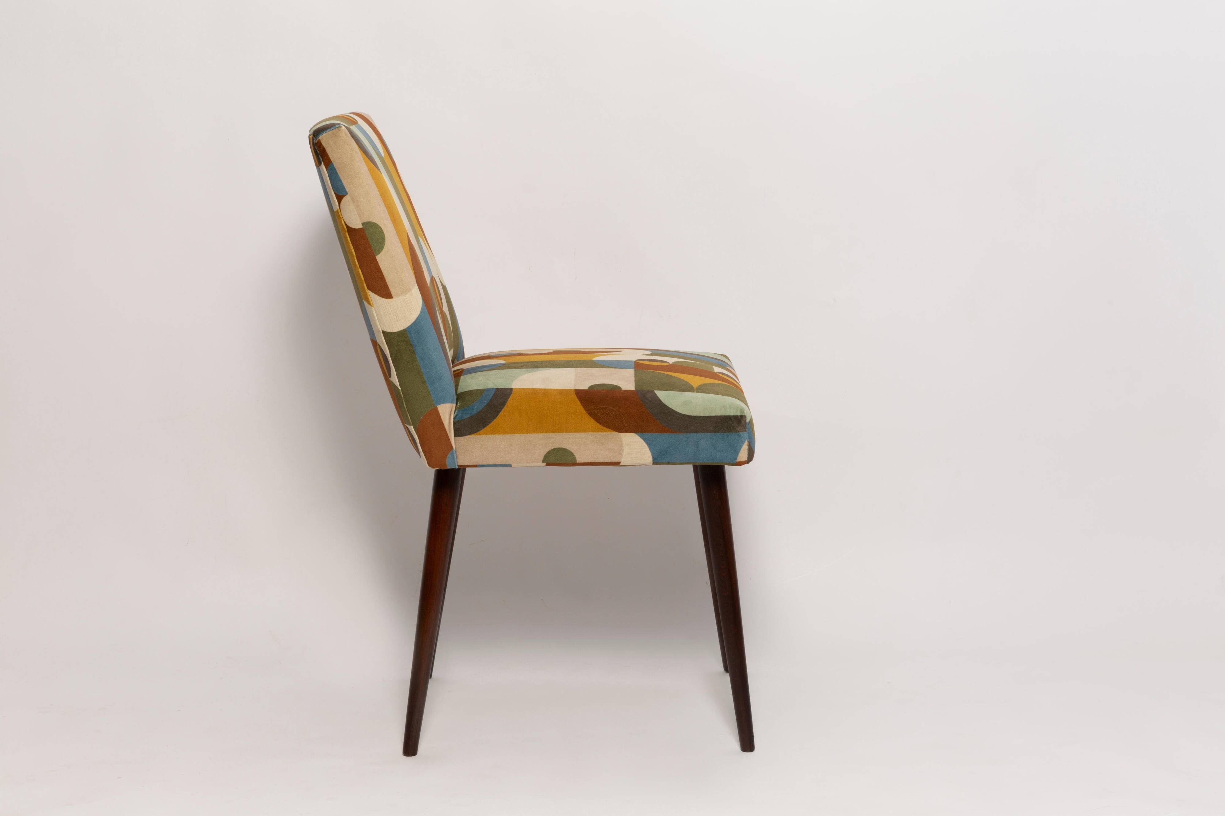 Mid Century Stick Velvet Chair by Casamance, 1960s