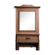 Toilet or pharmacy cabinet with old mirror