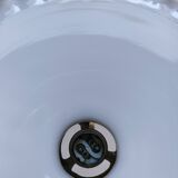 Applique en opaline, bronze, laiton et porcelaine, début XXème