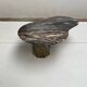 Table basse en marbre de Carrare forme organique