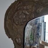 Brass mirror 85x62cm