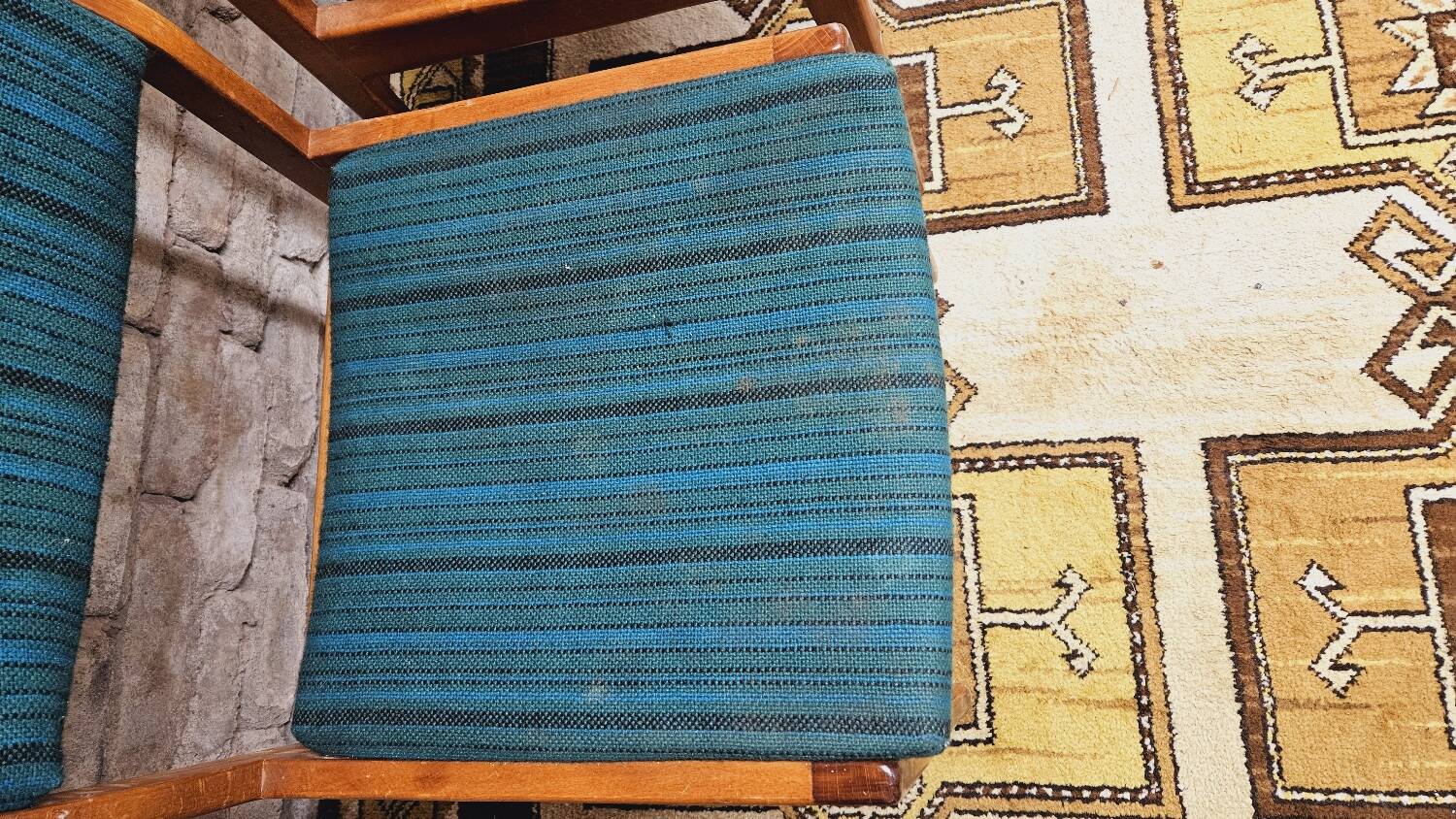 Set of 4 Scandinavian chairs 1960