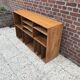Wooden loom chest of drawers with locker