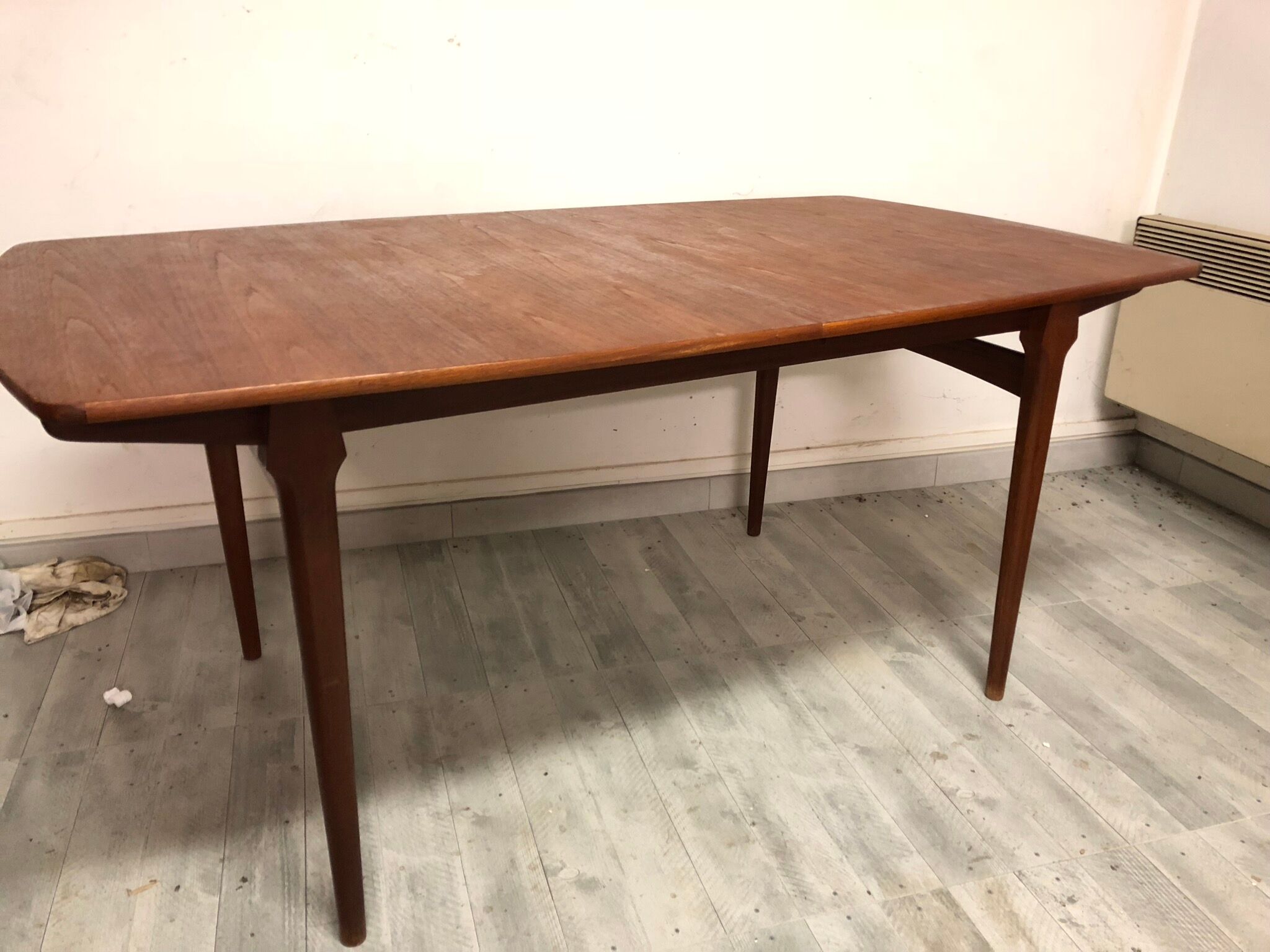 Scandinavian style 60 teak table