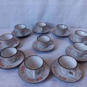 Niderviller service in enamelled stoneware