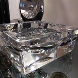 Ashtray paved with vintage crystal