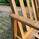 pair of oak armchairs - Sweden 1960s