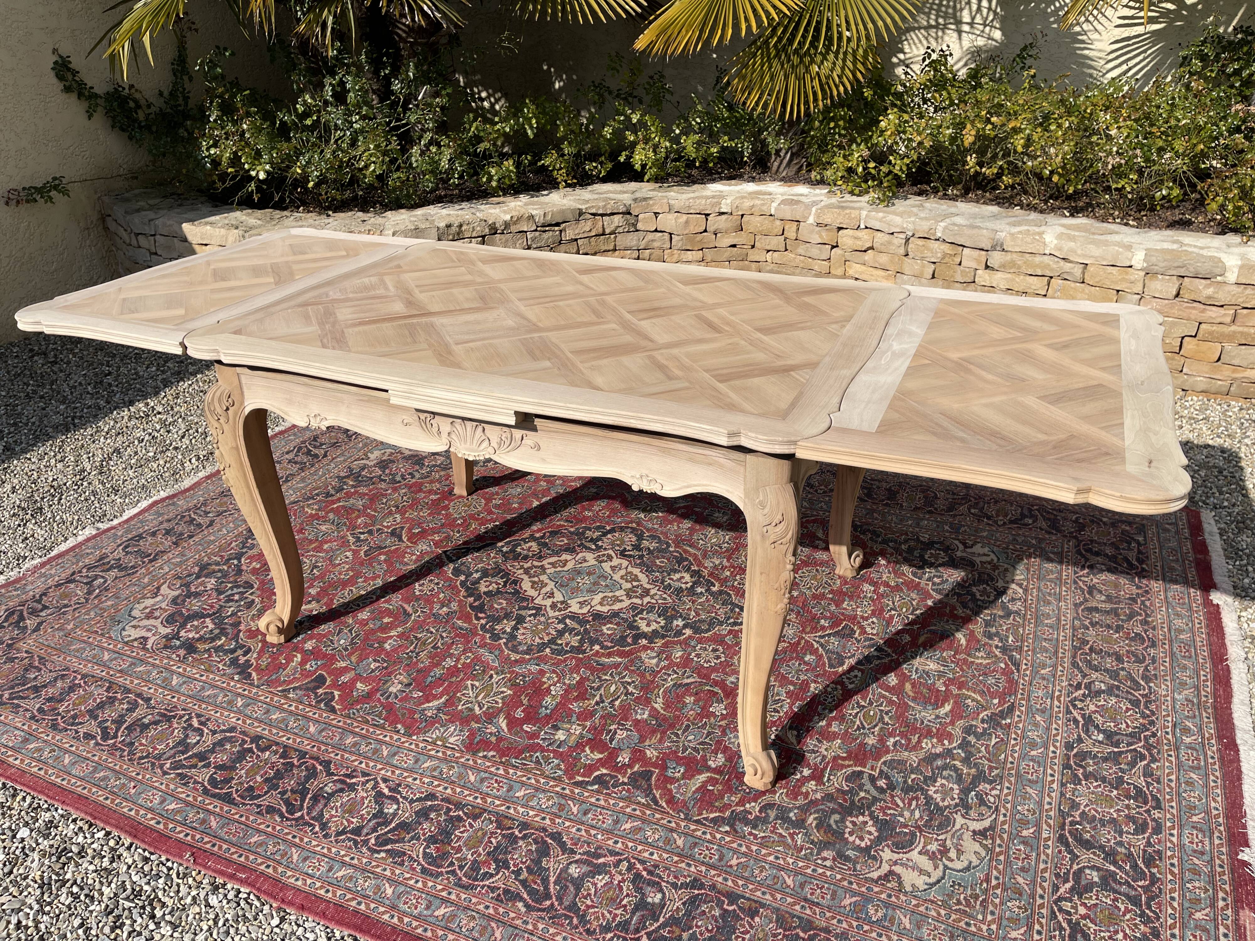 Walnut Table Louis XV Style