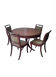 Table ancienne de salle à manger et 4 chaises