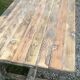 Solid wood table