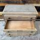 Art Deco commode in sandblasted oak