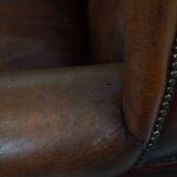 Sheepskin Wingback Chair