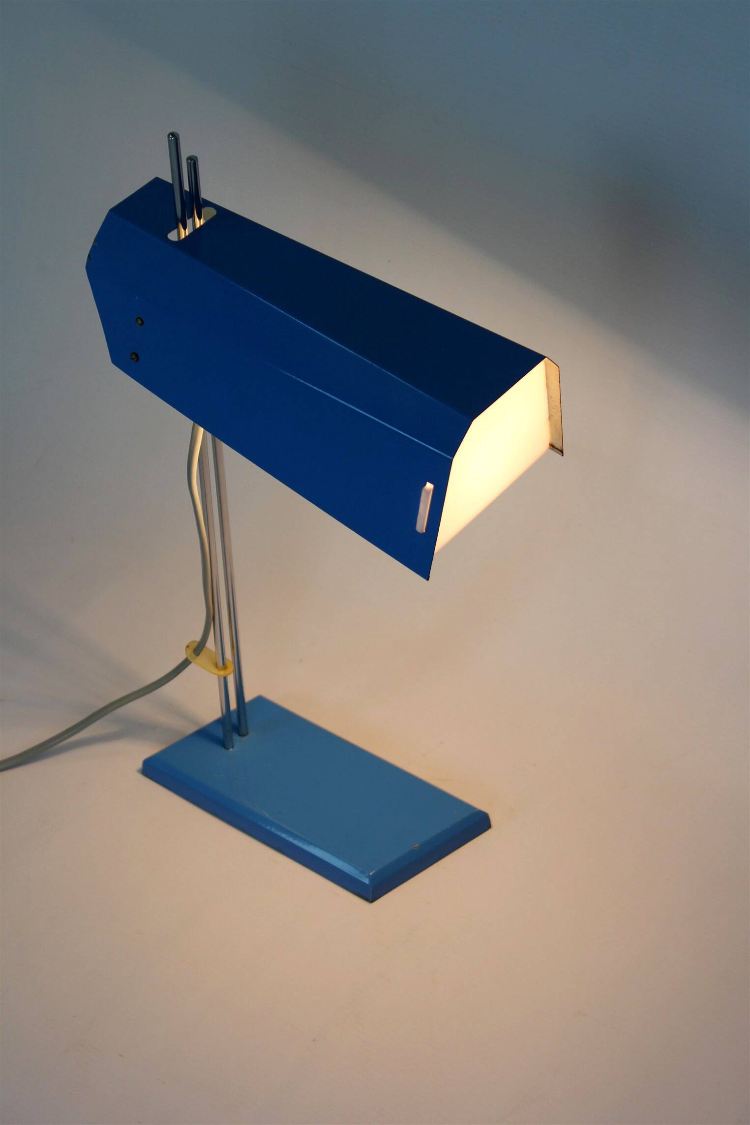 Blue Table Lamp by Josef Hurka for Lidokov, 1970s