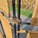 Vintage wrought iron screen